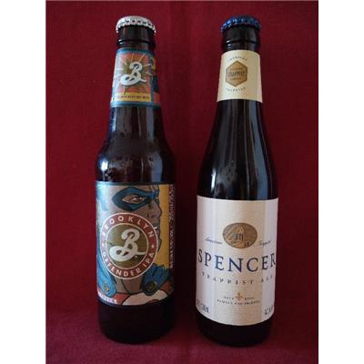 DUO USA BROOKLYN DEFENDER IPA 5,9° & SPENCER TRAPPIST ALE 6,5°