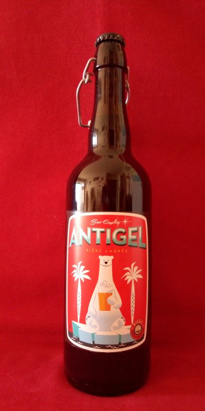 ANTIGEL BIÈRE AMBRÉE AUX ÉPICES LA BIÈRE DES ÎLES D'OR 6,5° 75cl