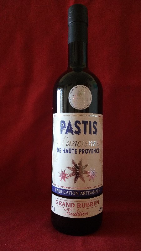 PASTIS À L'ANCIENNE DE HAUTE PROVENCE GRAND RUBREN 45° 70cl