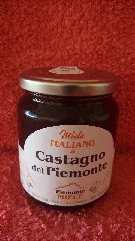 MIELE ITALIANO DI CASTAGNO DEL PIEMONTE MIEL DE CHÂTAIGNES DU PIÉMONT 500g