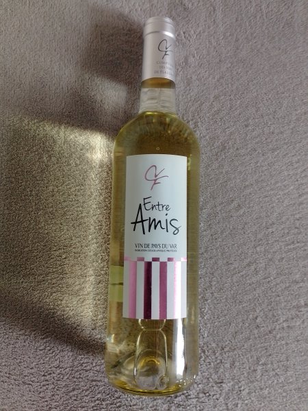 ENTRE AMIS FLASSANS VIN DE PAYS DU VAR IGP BLANC 12 75cl
