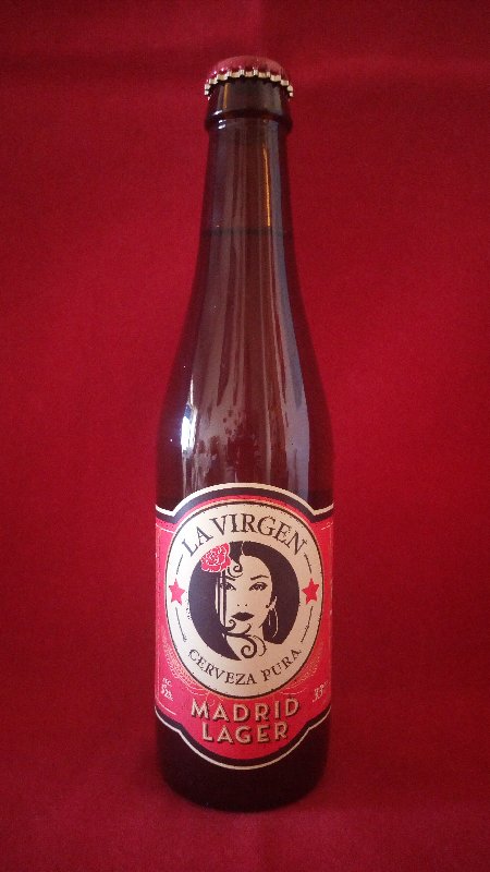 LA VIRGEN MADRID LAGER 6 MALTS & 3 HOUBLONS BLONDE 5,2° 33cl