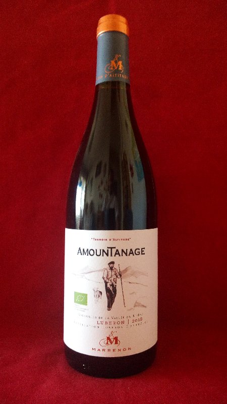 AMOUNTANAGE LUBÉRON AOC ROUGE BIO 2018 13,5° 75cl