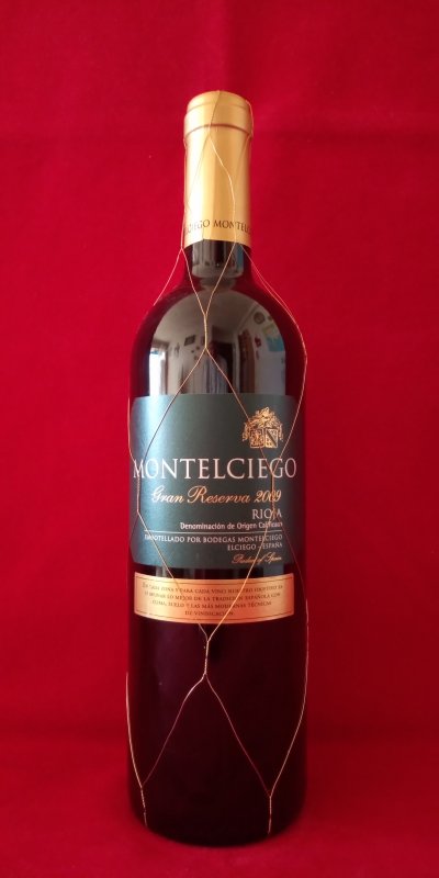 RIOJA MONTELCIEGO GRAN RESERVA ROUGE 2009 ESPAGNE 13,5 75cl