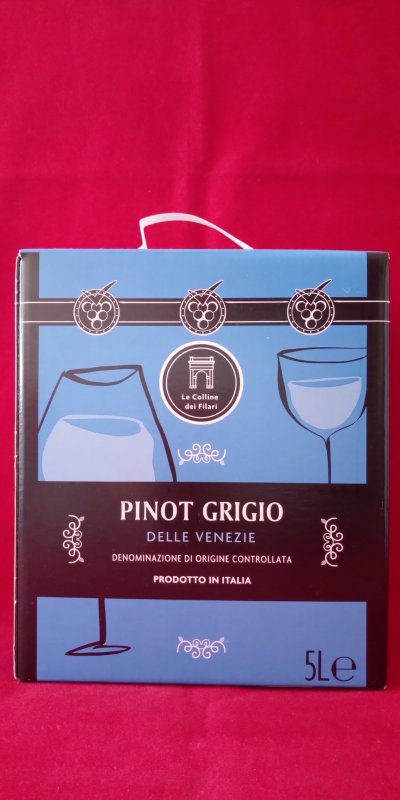 PINOT GRIGIO DELLE VENEZIE DOC BLANC 2021 12° BIB 5 LITRES