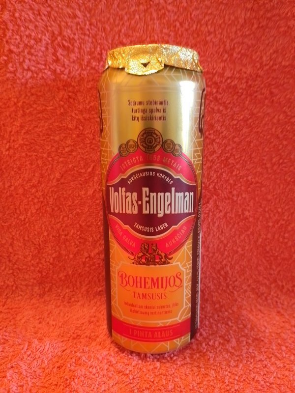 BOHEMIJOS TAMSUSIS VOLFAS ENGELMAN PILS BRUNE LITUANIE  4,2 56,8cl