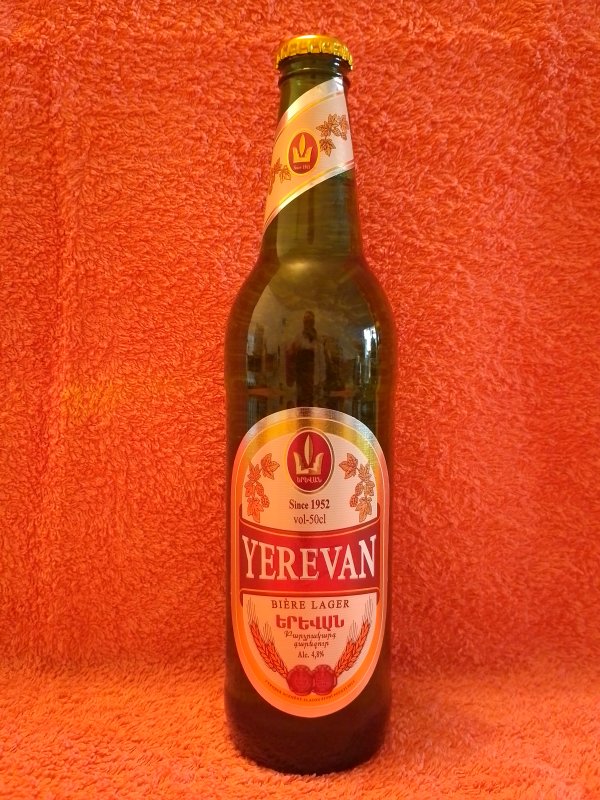 YEREVAN LAGER BLONDE ARMÉNIE 4,8° 50cl