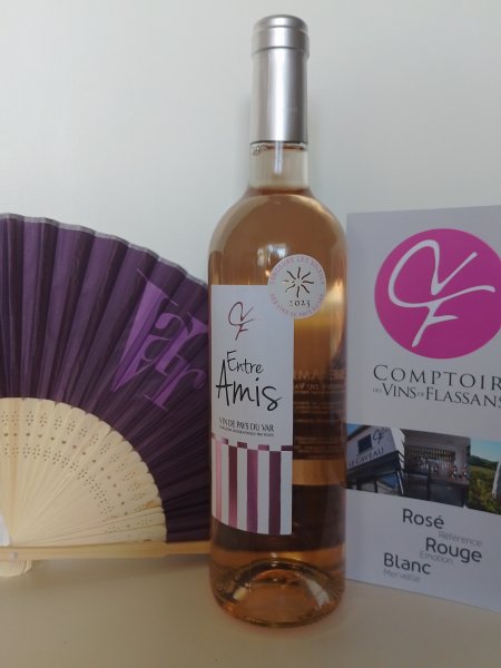 ENTRE AMIS 2022 FLASSANS VIN DE PAYS DU VAR IGP ROSÉ 13° 75cl