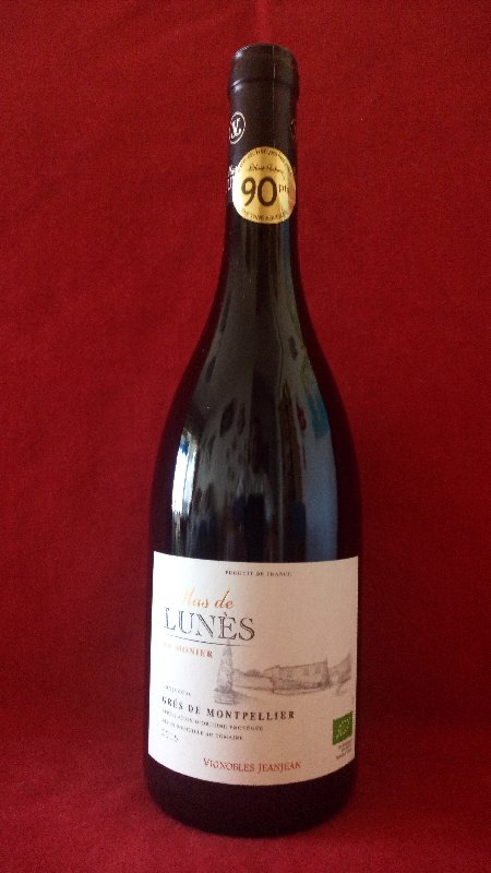 MAS DE LUNÈS GRÈS DE MONTPELLIER AOP ROUGE BIO 2016 14° 75cl