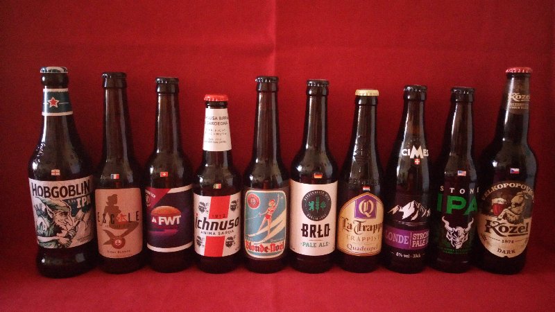 COFFRET 10 PREMIUM CRAFT BEERS 366,5cl