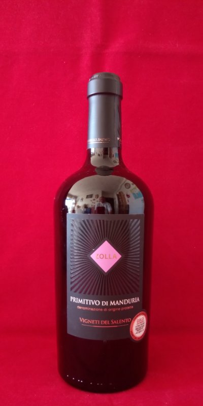 ZOLLA PRIMITIVO DI MANDURIA DOP ROUGE 2016 14° 75cl