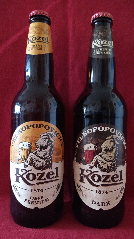 DUO TCHÈQUE KOZEL PREMIUM LAGER 4,6° & DARK 3,8° 2 X 50cl