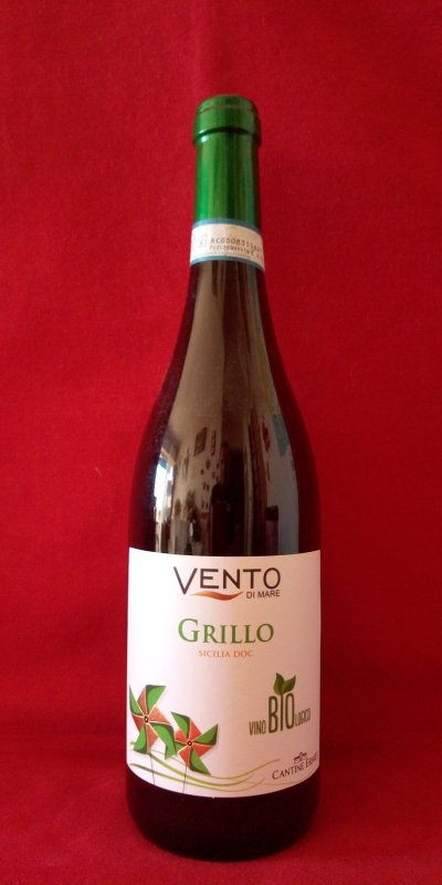 VENTO DI MARE GRILLO SICILIA DOC BIO BLANC 2021 12,5 75cl