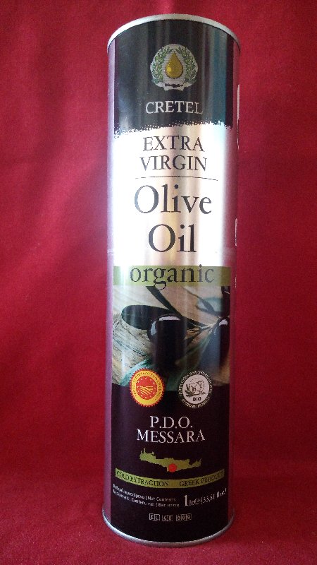 HUILE D'OLIVE BIO VIERGE EXTRA AOP MESSARA CRETEL 100cl