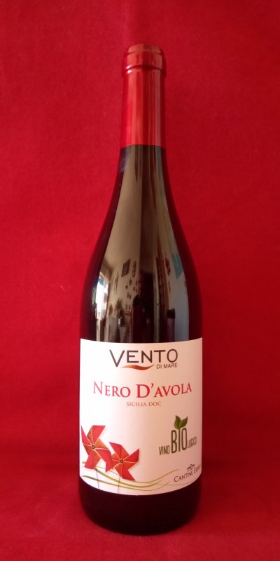 VENTO DI MARE NERO D'AVOLA SICILIA DOC BIO ROUGE 2020 13,5 75cl