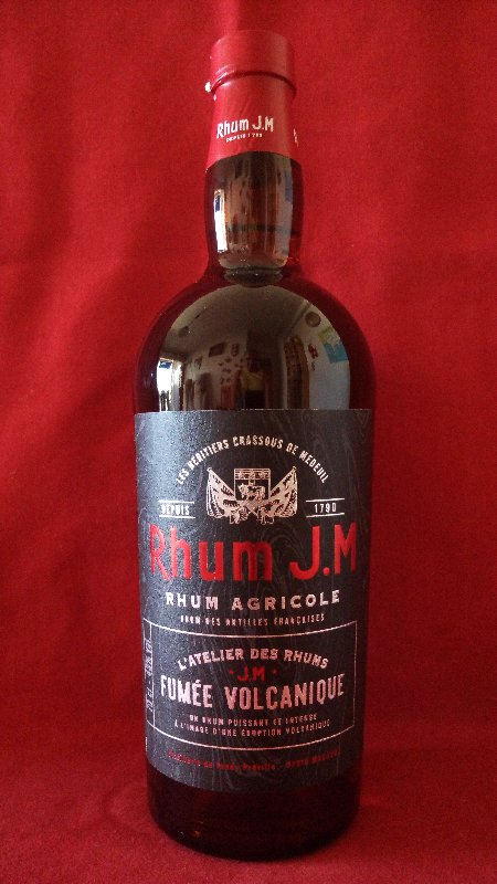 JM RHUM AGRICOLE AMBRÉ MARTINIQUE L'Atelier des Rhums FUMÉE VOLCANIQUE 49° 70cl