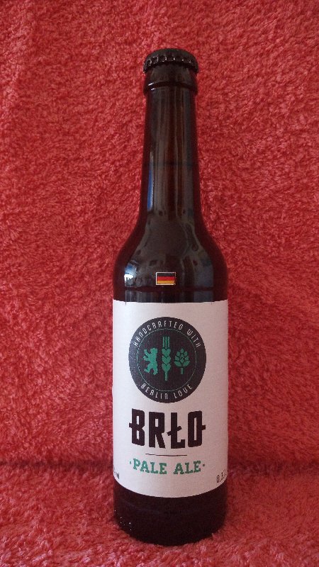 BRLO PALE ALE BLONDE NON FILTRÉE  ARTISANALE BERLIN ALLEMAGNE 6° 33cl