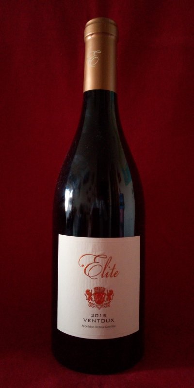 ÉLITE AOC VENTOUX ROUGE 2015 14° 75cl