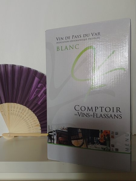 COMPTOIR VINS DE FLASSANS VIN DE PAYS DU VAR IGP BLANC 12 BIB 5 LITRES