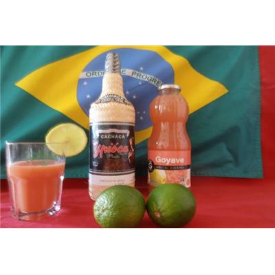 CACHAÇA YPIOCA 39°100cl + JUS GOYAVE 100cl & 2 CITRONS VERTS