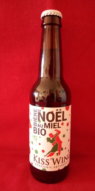 BIÈRE DE NOËL AMBRÉE BIO AU MIEL & ÉPICES 8° 33cl