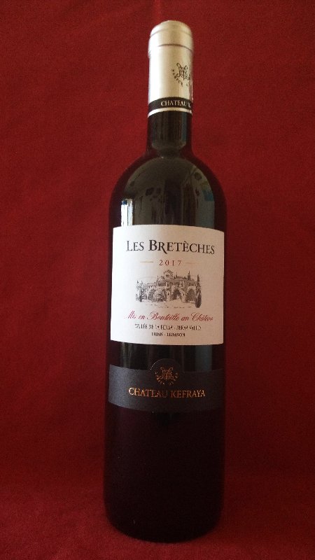 LES BRETECHES CHÂTEAU KEFRAYA LIBAN ROUGE 2017 14° 75cl